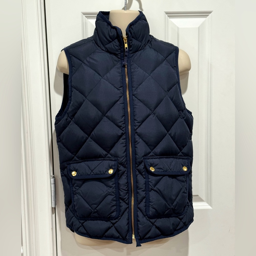 J. Crew Women’s Excursion Vest Navy Blue Sz XS